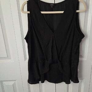 Alfani Women's Elegant Black Sleeveless Blouse